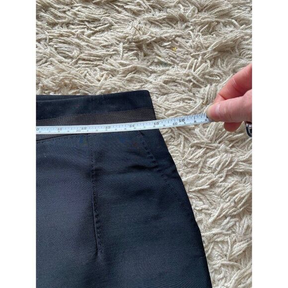 Banana Republic Skirt BR Black Pocketed Stretch Pencil 8 Wool Blend - Picture 3 of 7